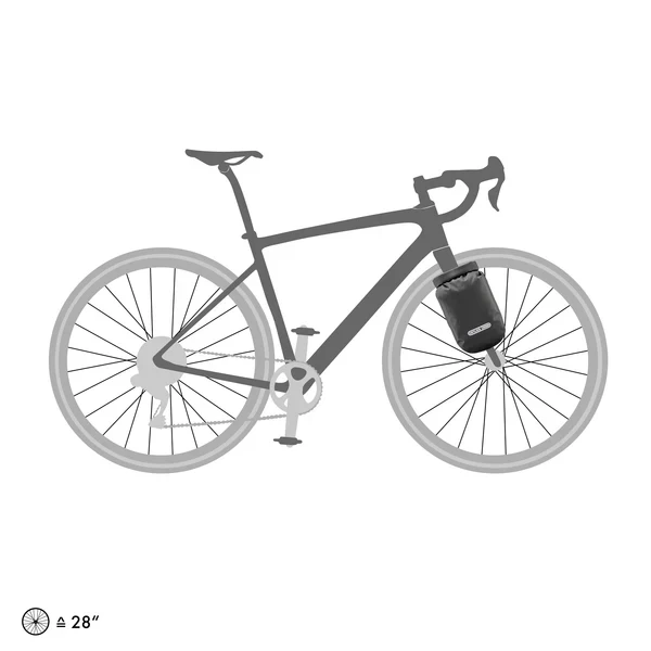 Borsa forcella Ortlieb Fork-Pack 4.1L - Nero