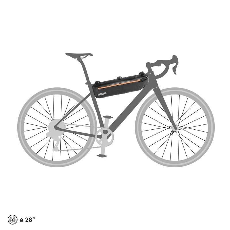Borsa telaio Ortlieb Frame-Pack Toptube 4L - Nero
