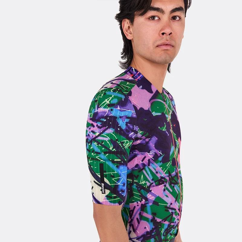 Maglia Santini Redux Loud - Multicolore