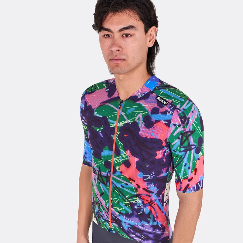 Maglia Santini Redux Loud - Multicolore
