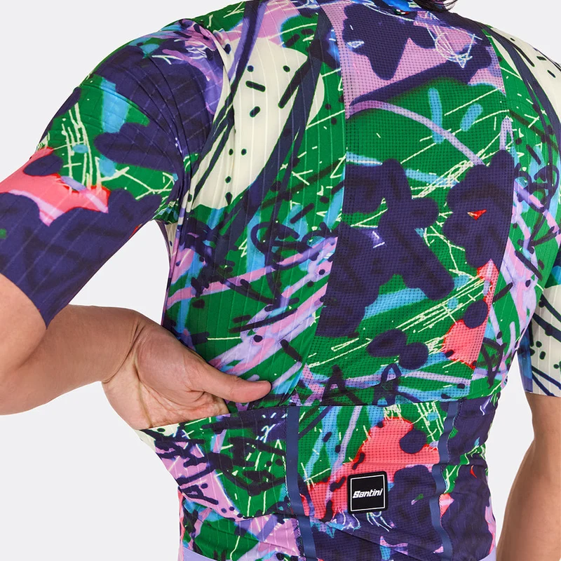Maglia Santini Redux Loud - Multicolore