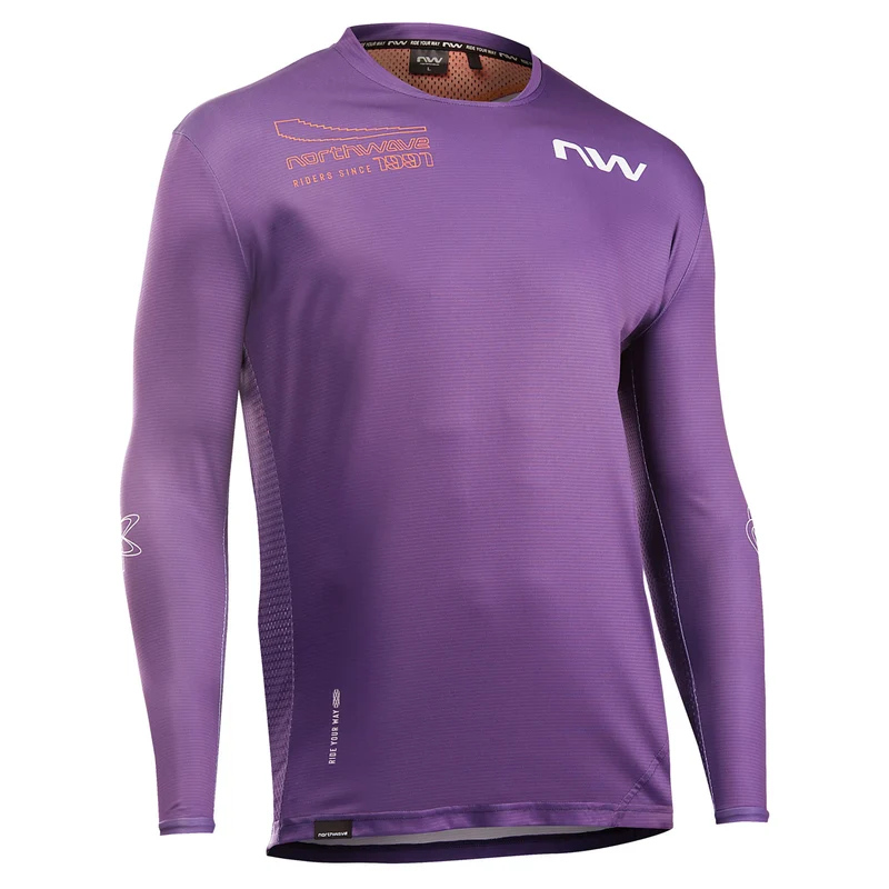 Maglia maniche lunghe Northwave Edge 2 - Viola