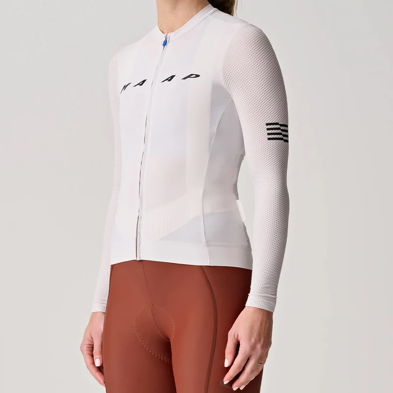 Maglia donna maniche lunghe Maap Evade Pro Base 2.0 - Bianco