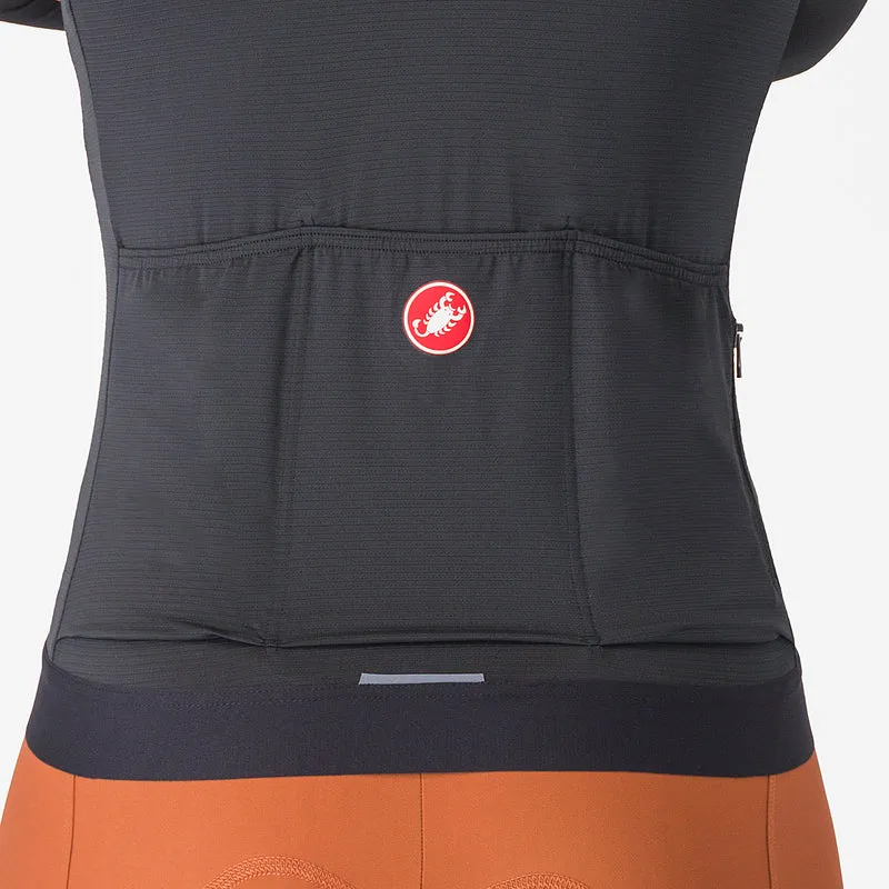 Maglia donna maniche lunghe Castelli Espresso - Nero