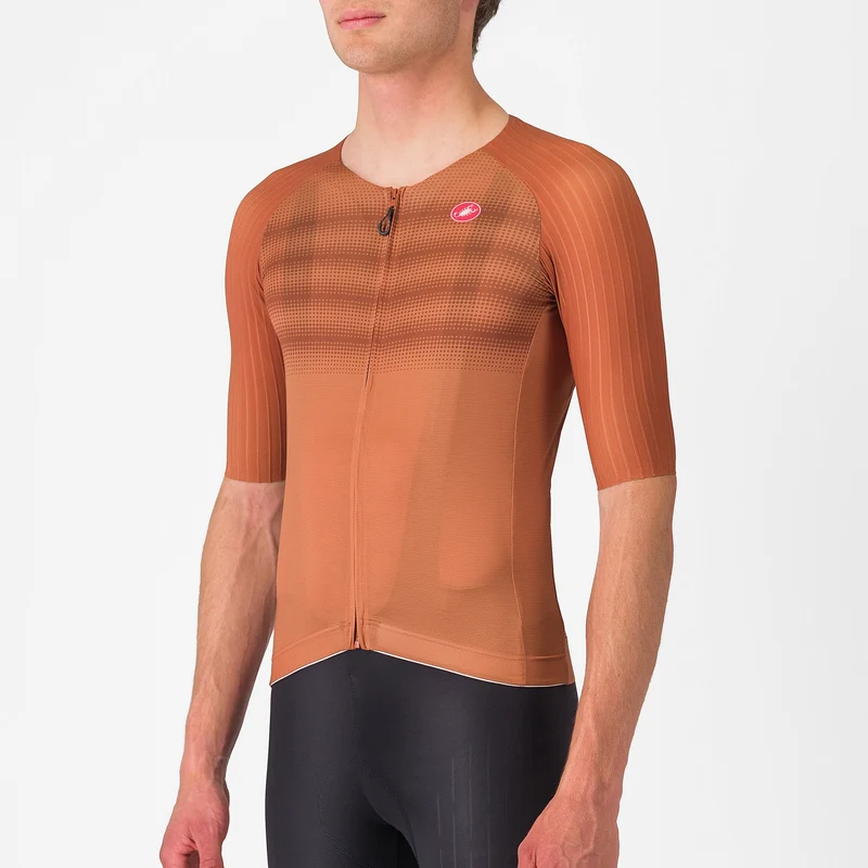Maglia Castelli Aero Race 8S - Marrone