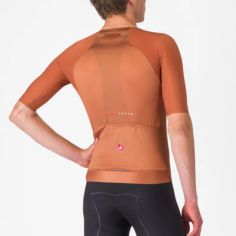 Maglia Castelli Aero Race 8S - Marrone
