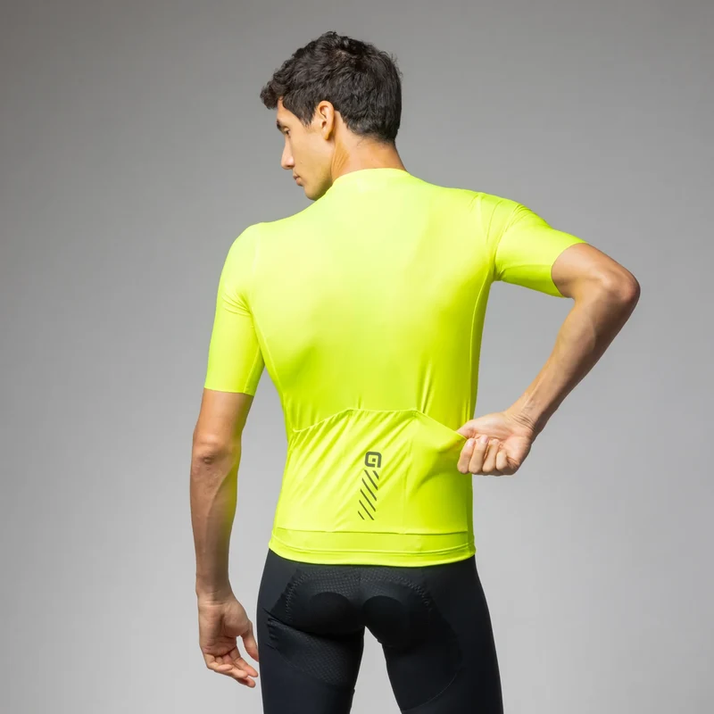 Maglia Ale Pragma Color Block - Giallo fluo