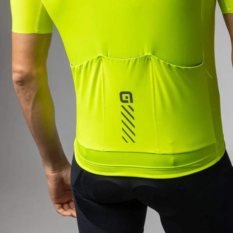 Maglia Ale Pragma Color Block - Giallo fluo