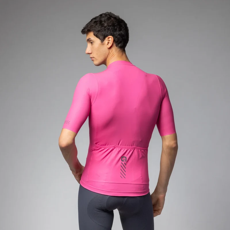 Maglia Ale Pragma Color Block - Fucsia