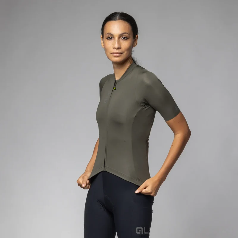 Maglia donna Ale Pragma Color Block Off Road - Verde