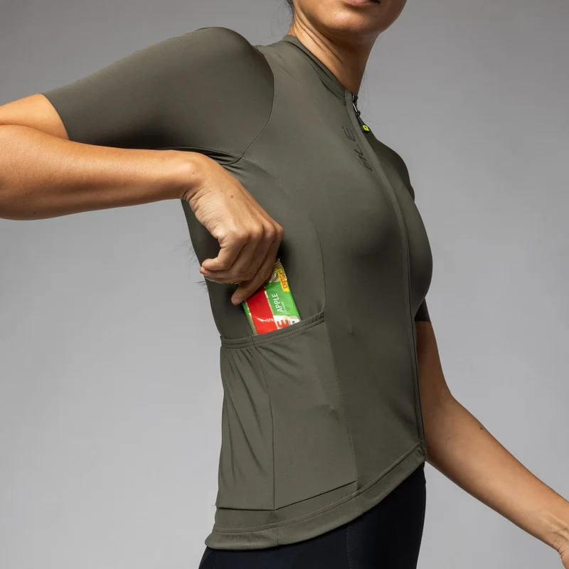 Maglia donna Ale Pragma Color Block Off Road - Verde