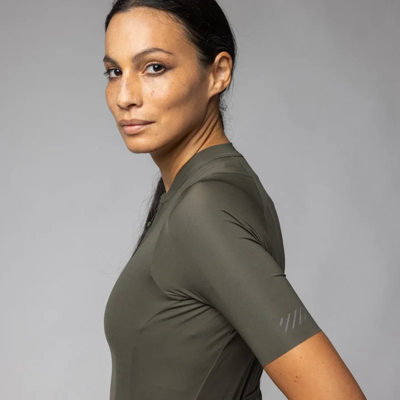 Maglia donna Ale Pragma Color Block Off Road - Verde