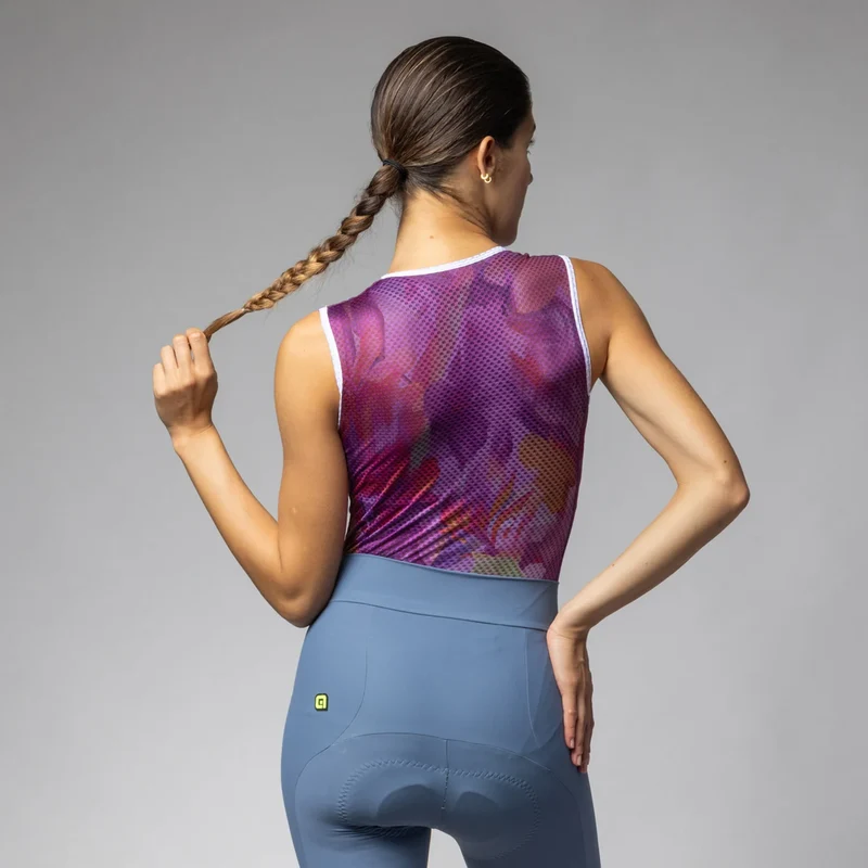 Maglia intima senza maniche donna Ale Lilium - Viola