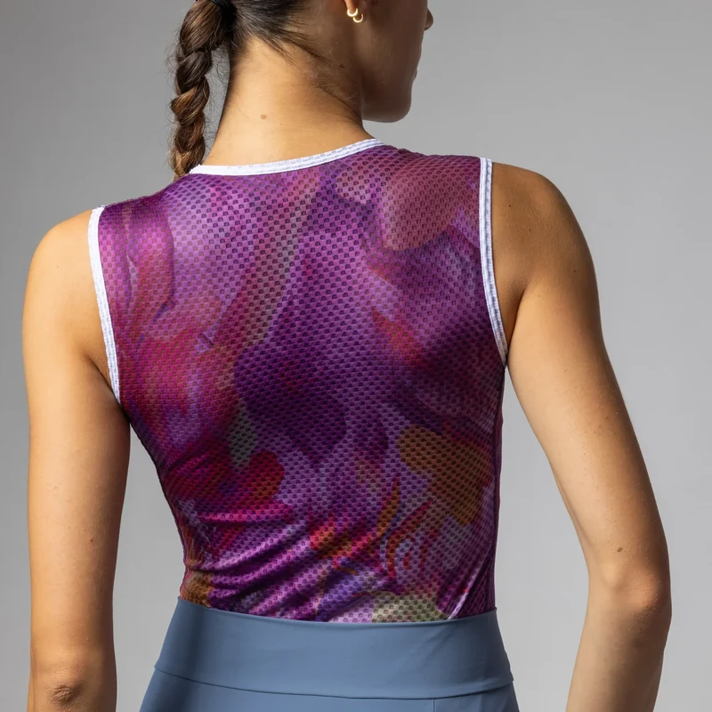 Maglia intima senza maniche donna Ale Lilium - Viola