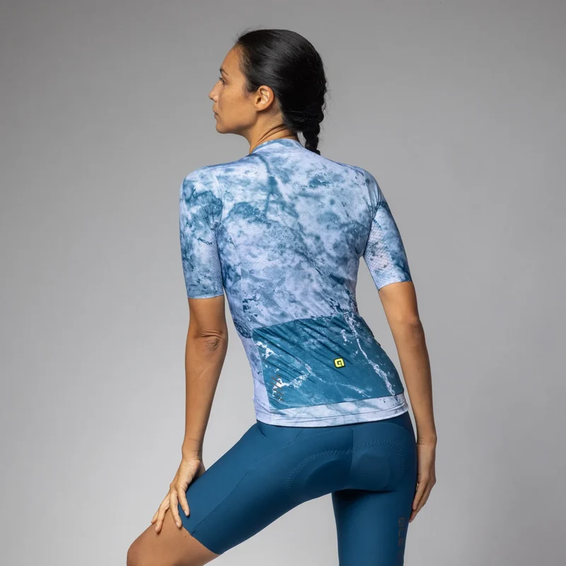 Maglia donna Ale PR-E Marble - Blu