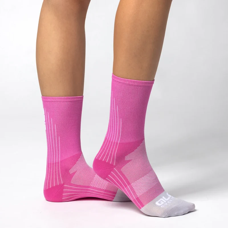 Calze Ale Color Block - Fucsia