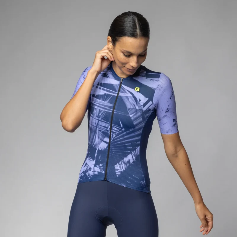Maglia donna Ale PR-E Palm - Blu