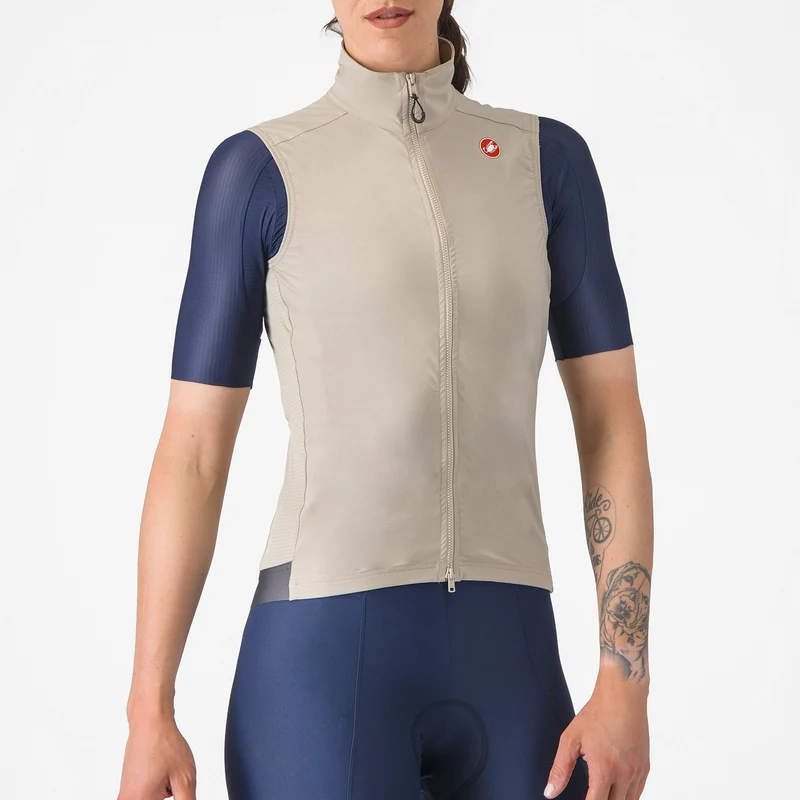 Gilet donna Castelli Espresso - Beige