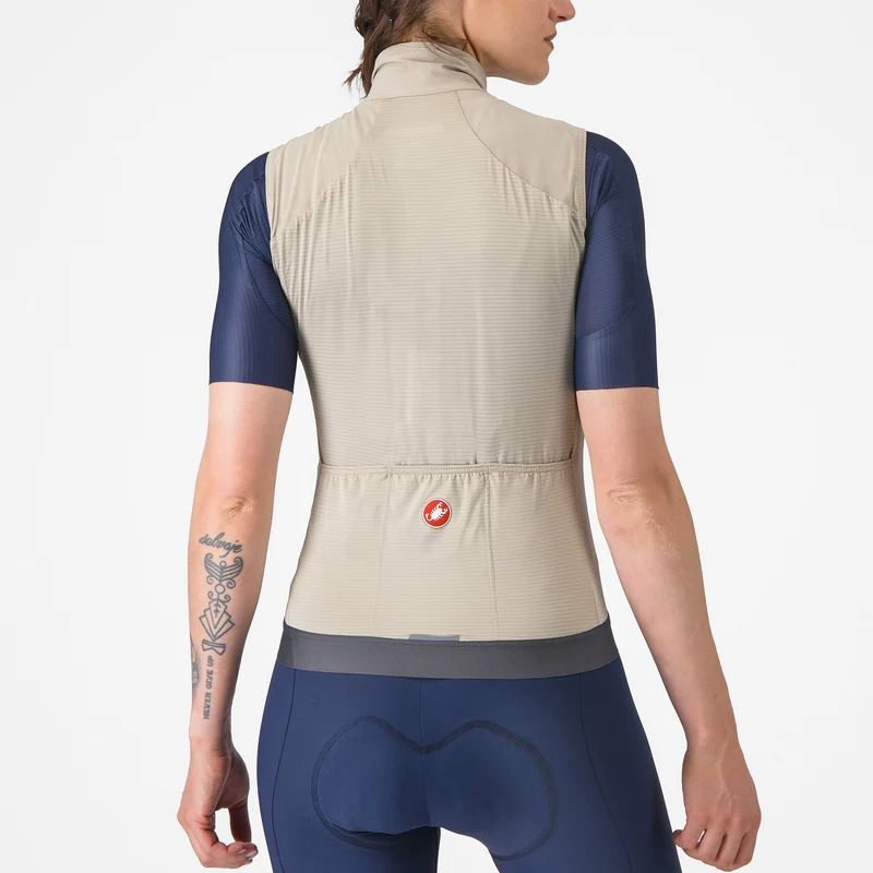 Gilet donna Castelli Espresso - Beige