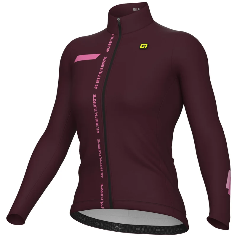 Maglia maniche lunghe donna Ale PR-E Follow Me - Viola