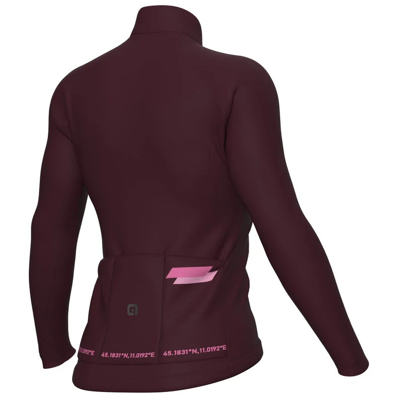 Maglia maniche lunghe donna Ale PR-E Follow Me - Viola