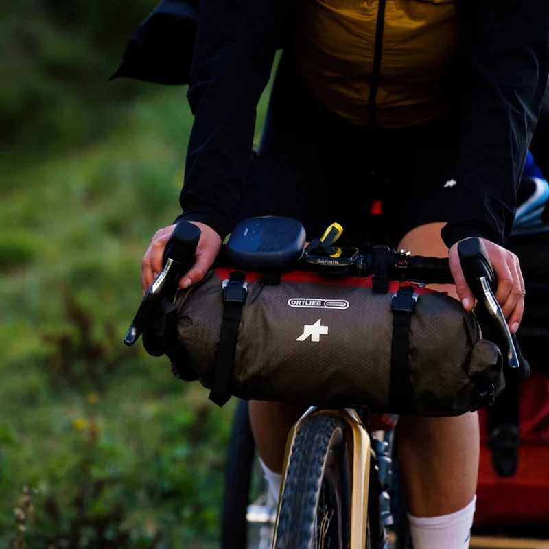 Borsa manubrio Assos x ORTLIEB 9L - Marrone