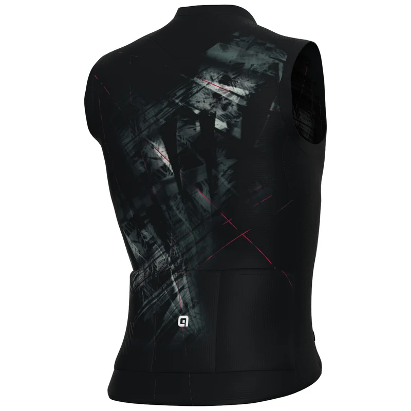 Maglia senza maniche Ale PR-E Mirror - Nero