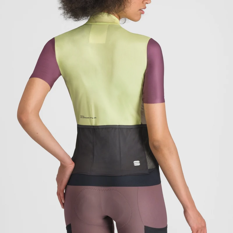 Maglia donna Sportful Supergiara Logo - Giallo