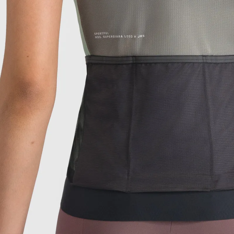 Maglia donna Sportful Supergiara Logo - Grigio