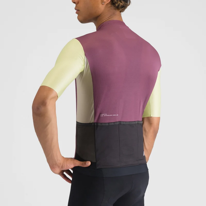 Maglia Sportful Supergiara Logo - Bordeaux