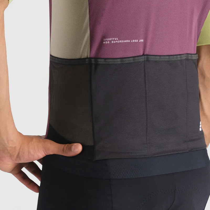 Maglia Sportful Supergiara Logo - Bordeaux