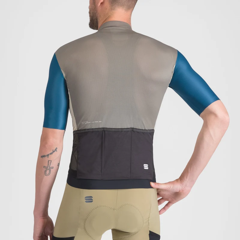 Maglia Sportful Supergiara Logo - Grigio