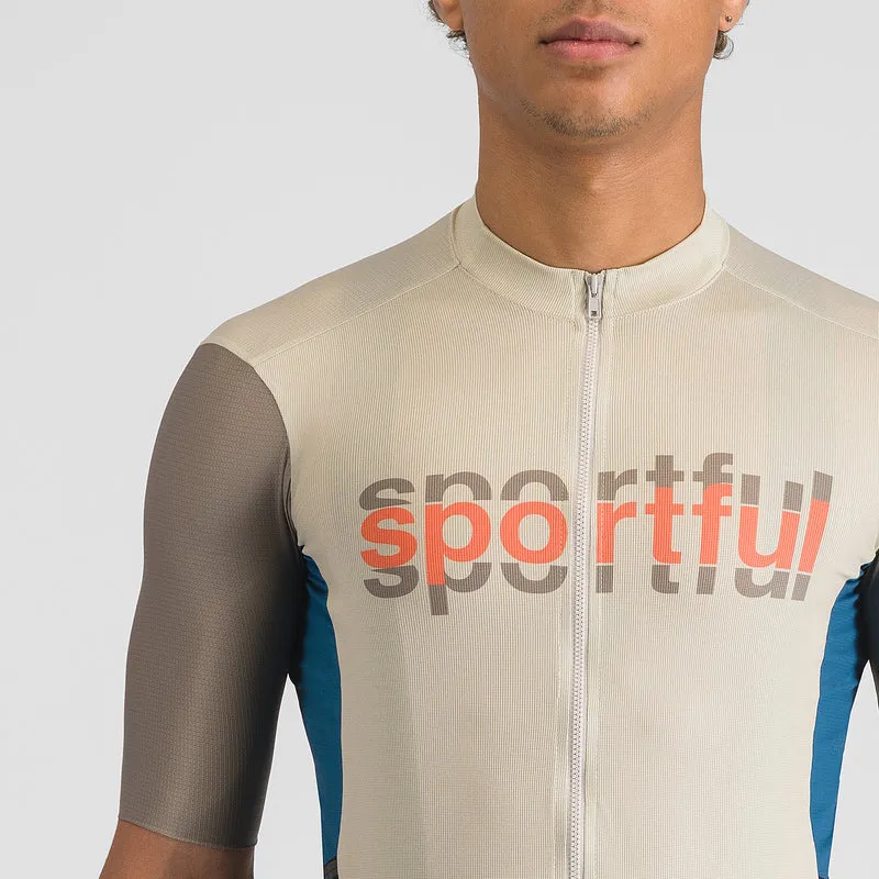 Maglia Sportful Supergiara Logo - Beige