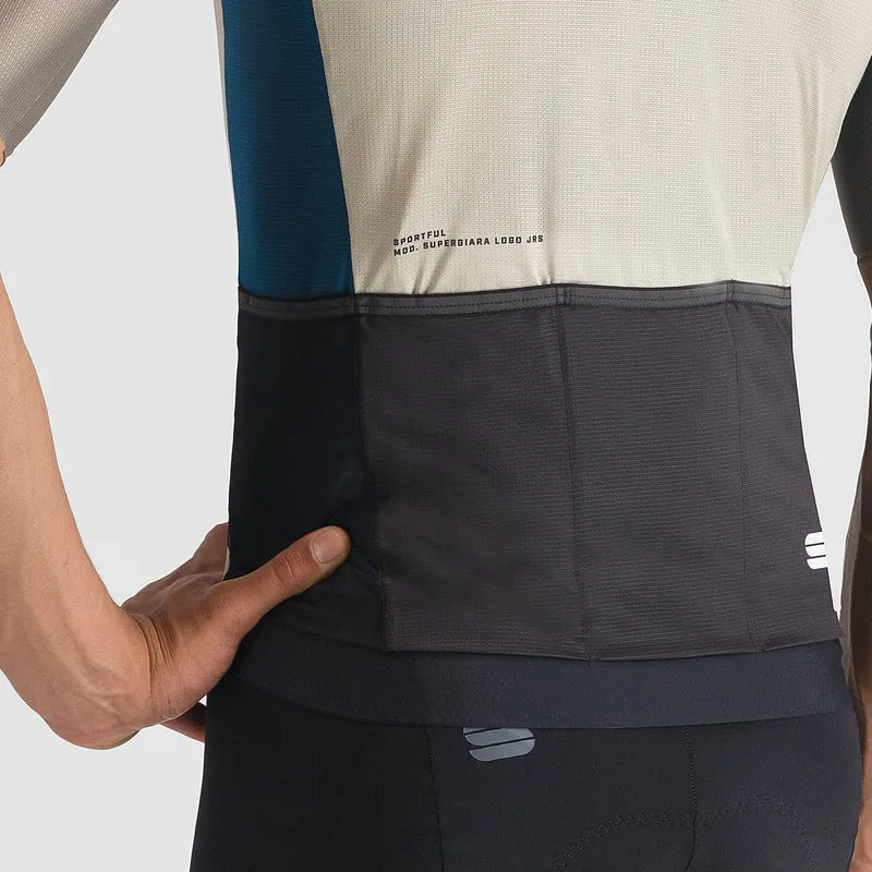 Maglia Sportful Supergiara Logo - Beige