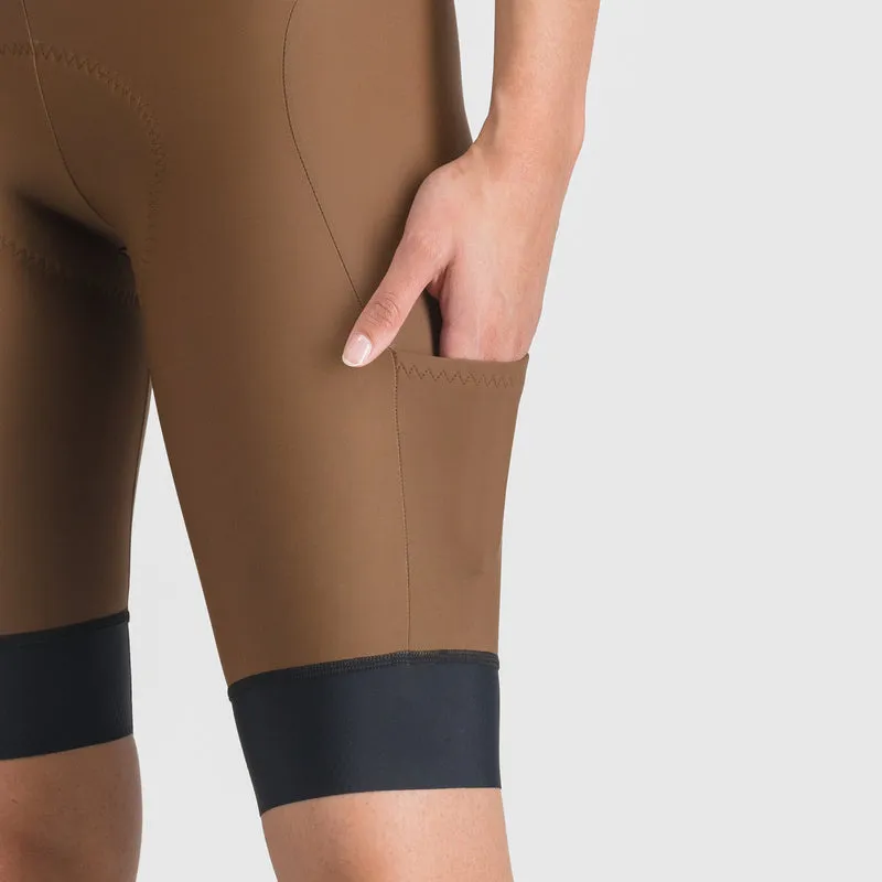 Salopette donna Sportful Giara 2 - Marrone