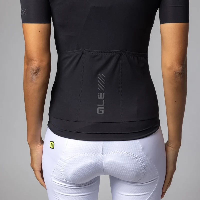 Maglia donna Ale Pragma Color Block - Nero