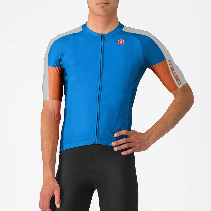 Maglia Castelli Entrata 6 - Azzurro arancio