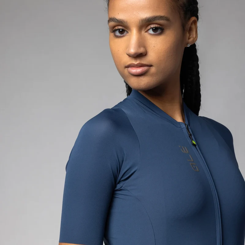 Maglia donna Ale Pragma Color Block Off Road - Blu