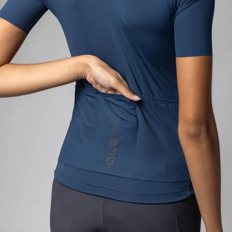 Maglia donna Ale Pragma Color Block Off Road - Blu