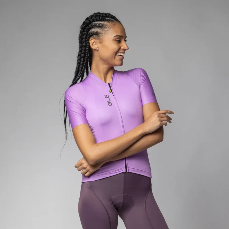Maglia donna Ale Pragma Color Block - Viola