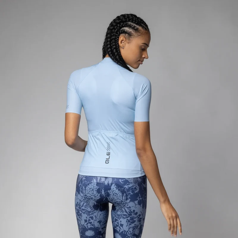 Maglia donna Ale Pragma Color Block - Azzurro chiaro