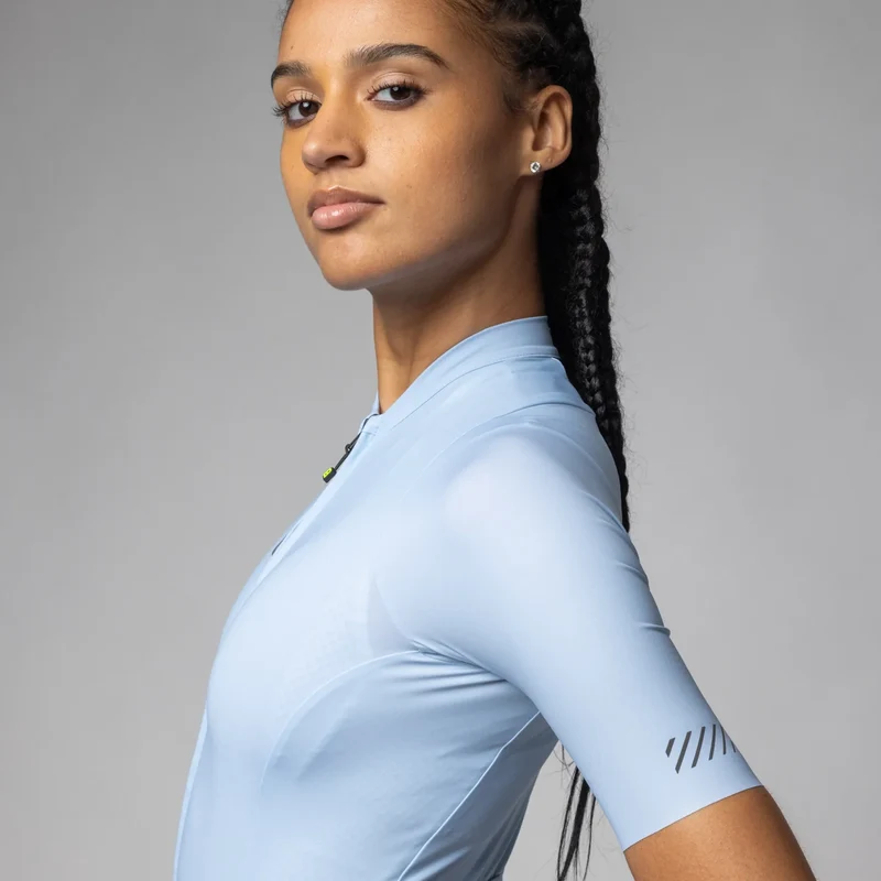 Maglia donna Ale Pragma Color Block - Azzurro chiaro