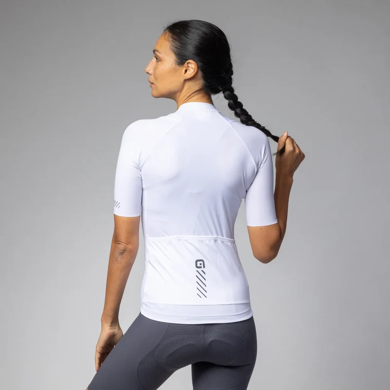 Maglia donna Ale Pragma Color Block - Bianco