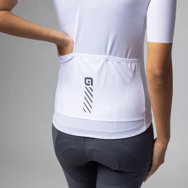 Maglia donna Ale Pragma Color Block - Bianco