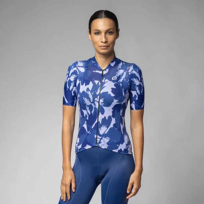 Maglia donna Ale Pragma Flower - Blu
