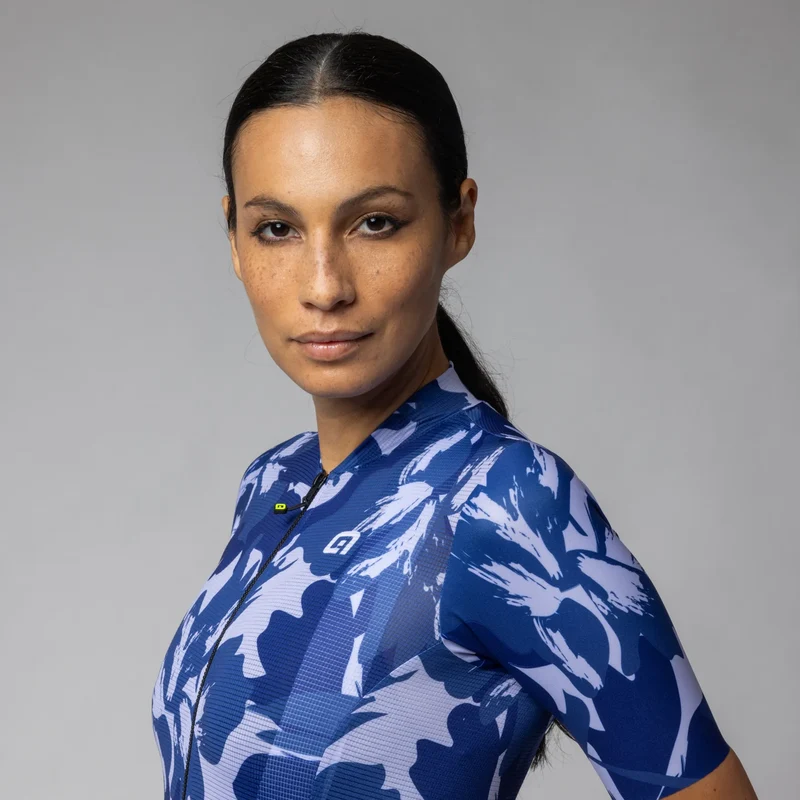 Maglia donna Ale Pragma Flower - Blu