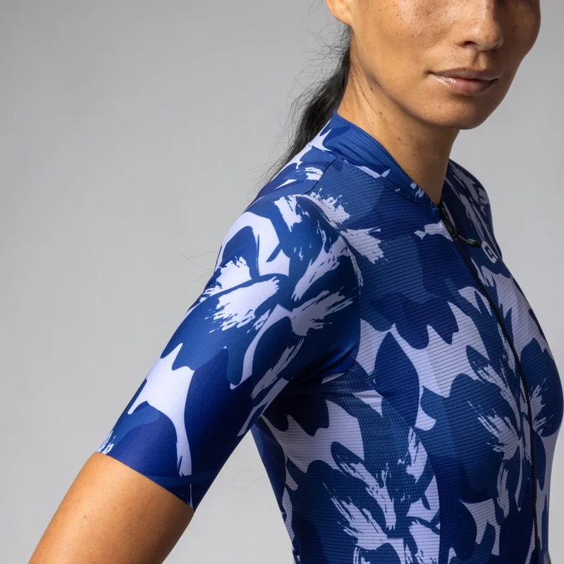 Maglia donna Ale Pragma Flower - Blu