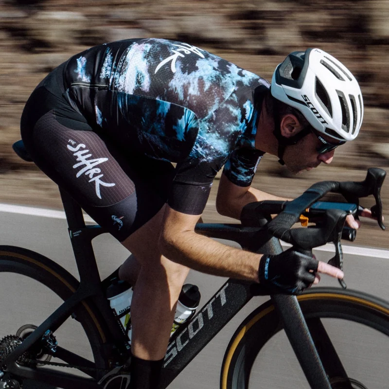 Maglia Q36.5 Gregarius Pro Nibali - Ocean