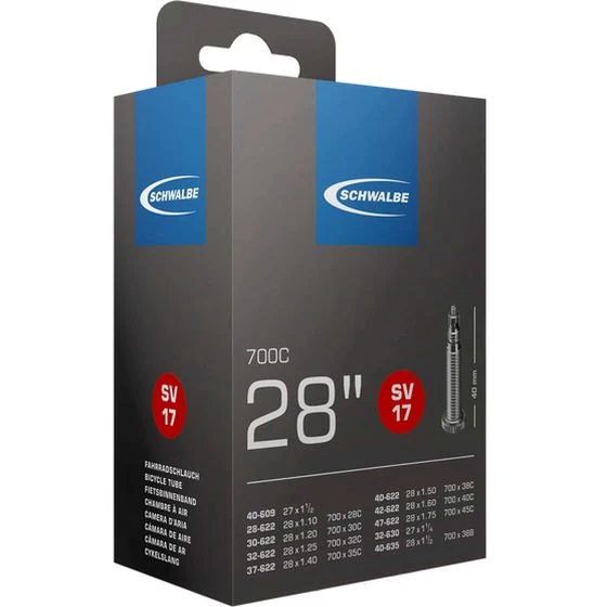 Camera d'aria Schwalbe SV17 700x28/35 - Presta 40 mm