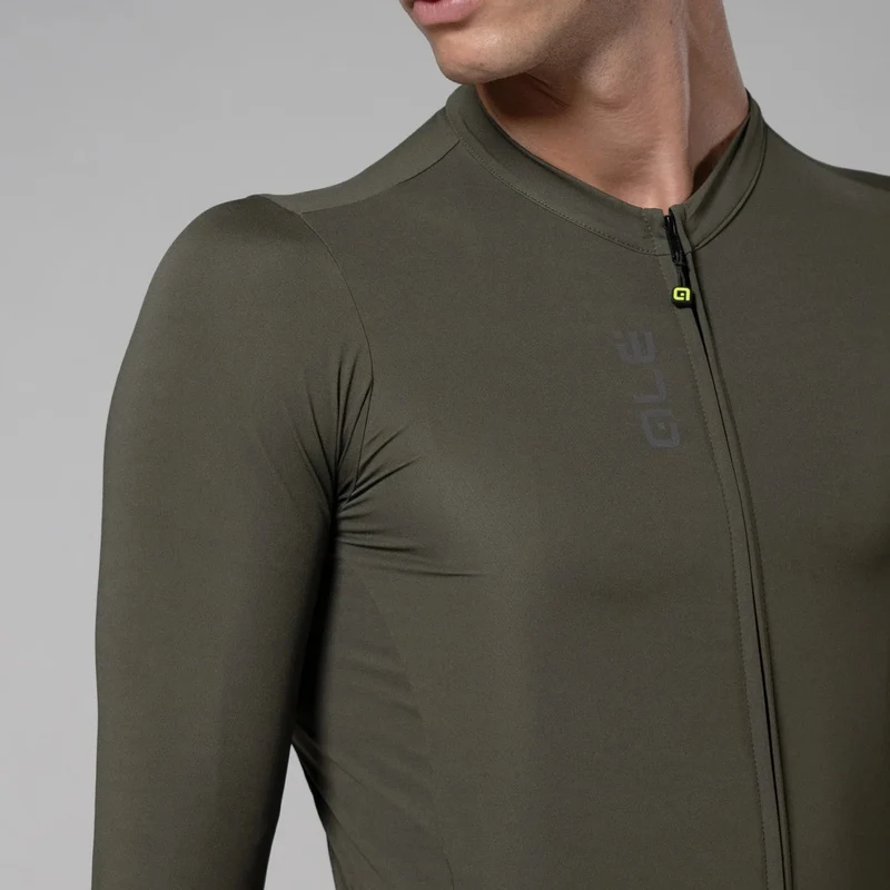 Maglia maniche lunghe Ale Pragma Color Block - Verde